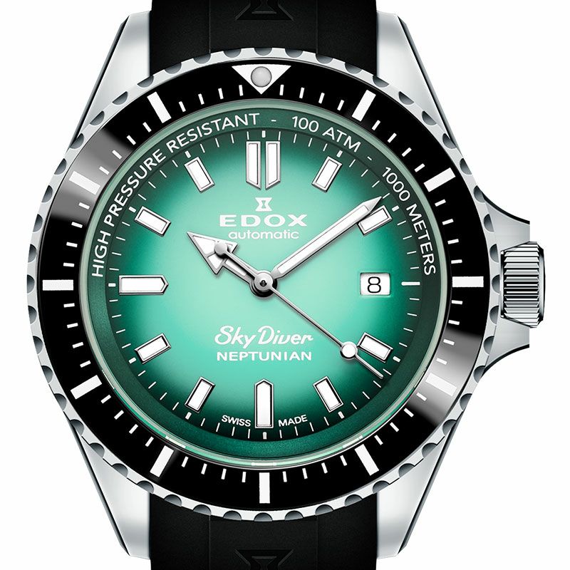 EDOX NEPTUNIAN AUTOMATIC エドックス ネプチュニアン オートマティック 80120-3NCA-VDN