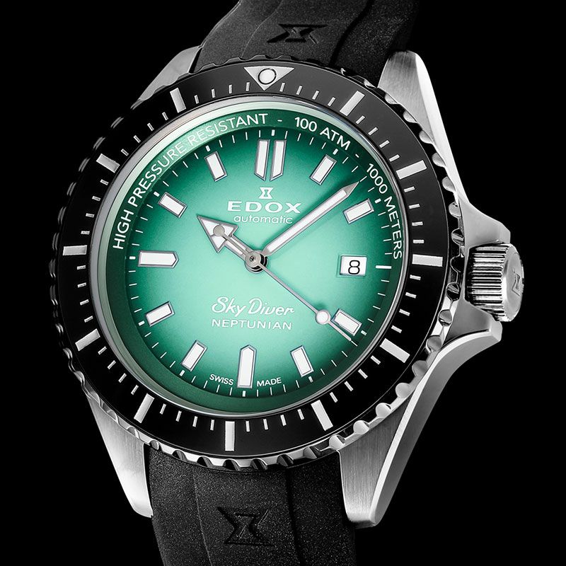EDOX NEPTUNIAN AUTOMATIC エドックス ネプチュニアン オートマティック 80120-3NCA-VDN
