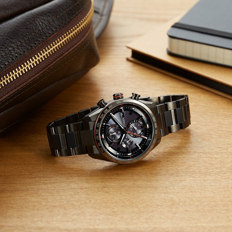 ATTESA Eco-Drive Radio Controlled Watch Direct Flight アテッサ エコ・ドライブ電波時計 ダイレクトフライト AT8185-62E