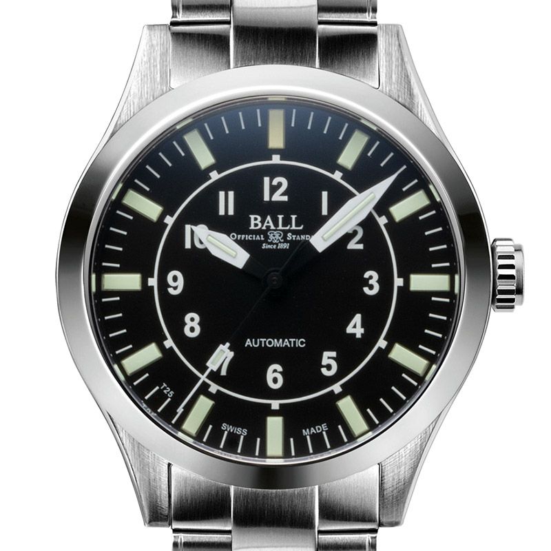 【正規】【自動巻き】【メンズ】【腕時計】BALL Watch Aviator ボール ウォッチ アビエーター NM2182C-S11J-BK 時計・腕時計の通販サイト - BEST Ishida