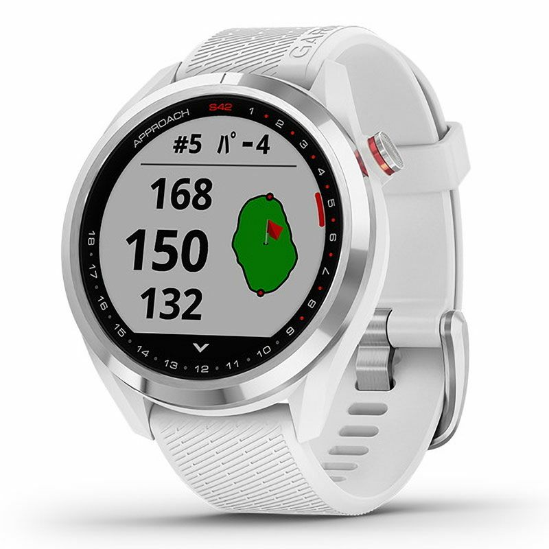 GARMIN Approach S42 White / Silver ガーミン アプローチ S42 ホワイト / シルバー  010-02572-21｜正規取り扱いブランド｜時計・腕時計の通販サイトBEST ISHIDA（正規・中古販売店）