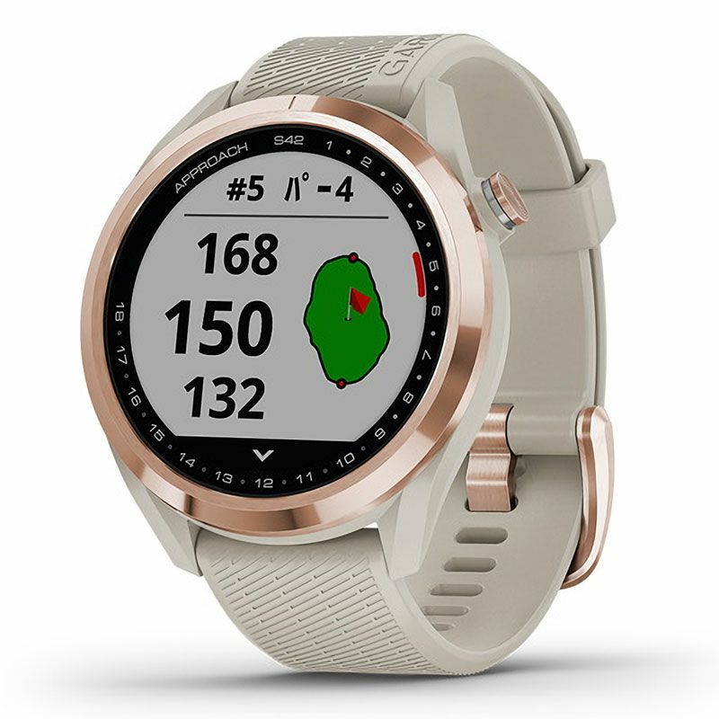 GARMIN Approach S42 Light Sand / Rose Gold ガーミン アプローチ S42