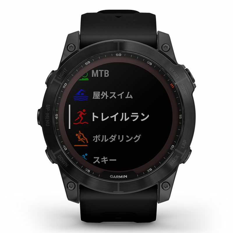 GARMIN fenix 7X Sapphire Dual Power Ti Black DLC / Black ガーミン 