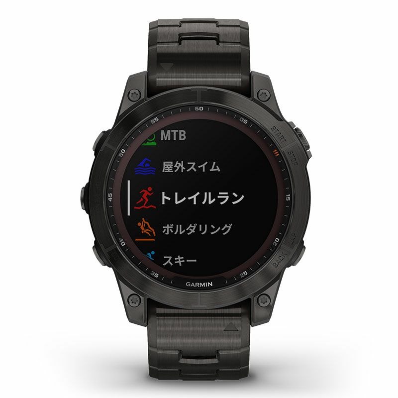 GARMIN fenix 7 Sapphire Dual Power Ti Carbon Gray DLC / Carbon