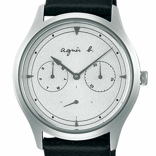 アニエスベー fcrt960 腕時計 メンズ ホワイト ブラック グレー付属品専用BOX
