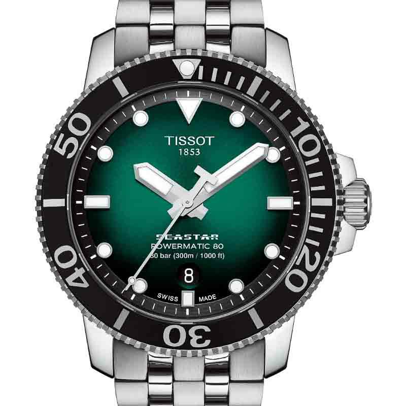 TISSOT SEASTAR 1000 POWERMATIC 80 ティソ シースター 1000 パワーマティック 80  T120.407.11.091.01｜正規取り扱いブランド｜時計・腕時計の通販サイトBEST ISHIDA（正規・中古販売店）