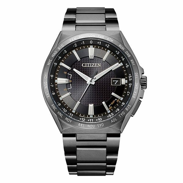 ATTESA Eco-Drive Black Titanium(TM) Series アテッサ エコ・ドライブ ブラックチタン(TM)シリーズ CB0215-51E