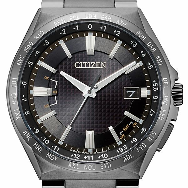 ATTESA Eco-Drive Black Titanium(TM) Series アテッサ エコ・ドライブ ブラックチタン(TM)シリーズ CB0215-51E