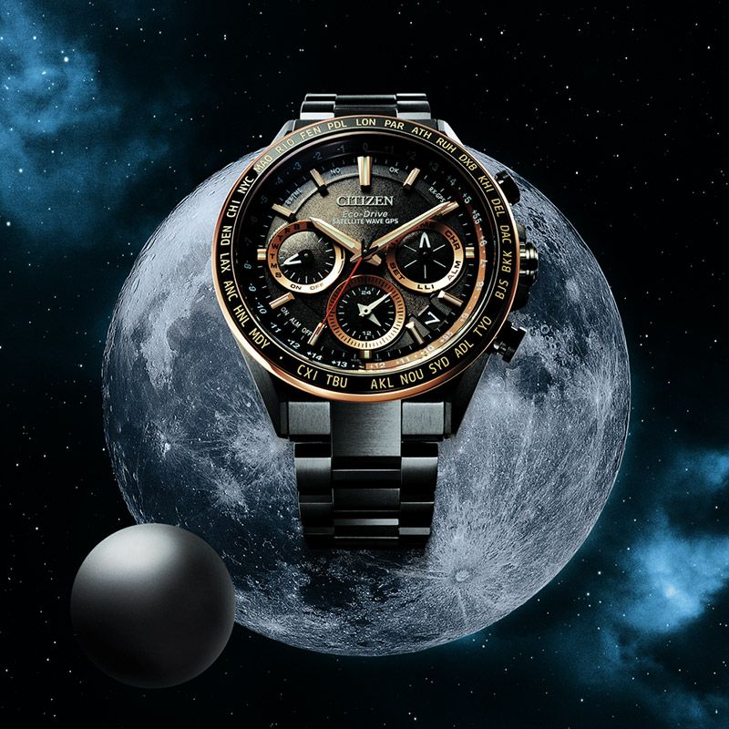 ATTESA Eco-Drive Black Titanium(TM) Series アテッサ エコ・ドライブ  