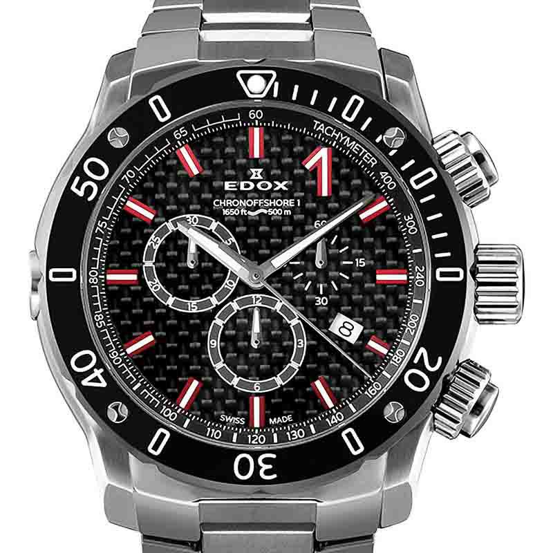 EDOX CHRONOFFSHORE-1 CHRONOGRAPH エドックス クロノオフショア1 クロノグラフ 10221-3M-NIRO2｜正規取り扱いブランド｜時計・腕時計の通販サイトBEST  ISHIDA（正規・中古販売店）