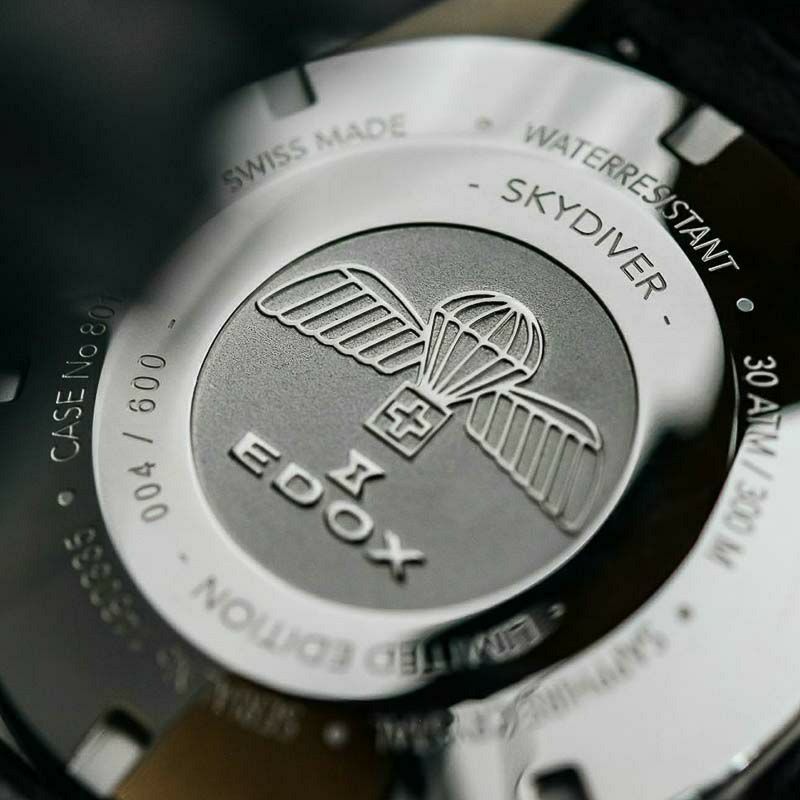 EDOX SKYDIVER DATE AUTOMATIC LIMITED EDITION エドックス スカイ 