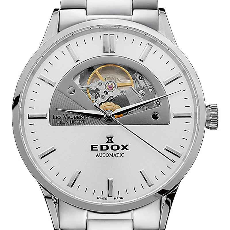 EDOX LES VAUBERTS OPEN HEART AUTOMATIC エドックス レ・ヴォベール オープンハート オートマチック  85014-3M-AIN｜正規取り扱いブランド｜時計・腕時計の通販サイトBEST ISHIDA（正規・中古販売店）