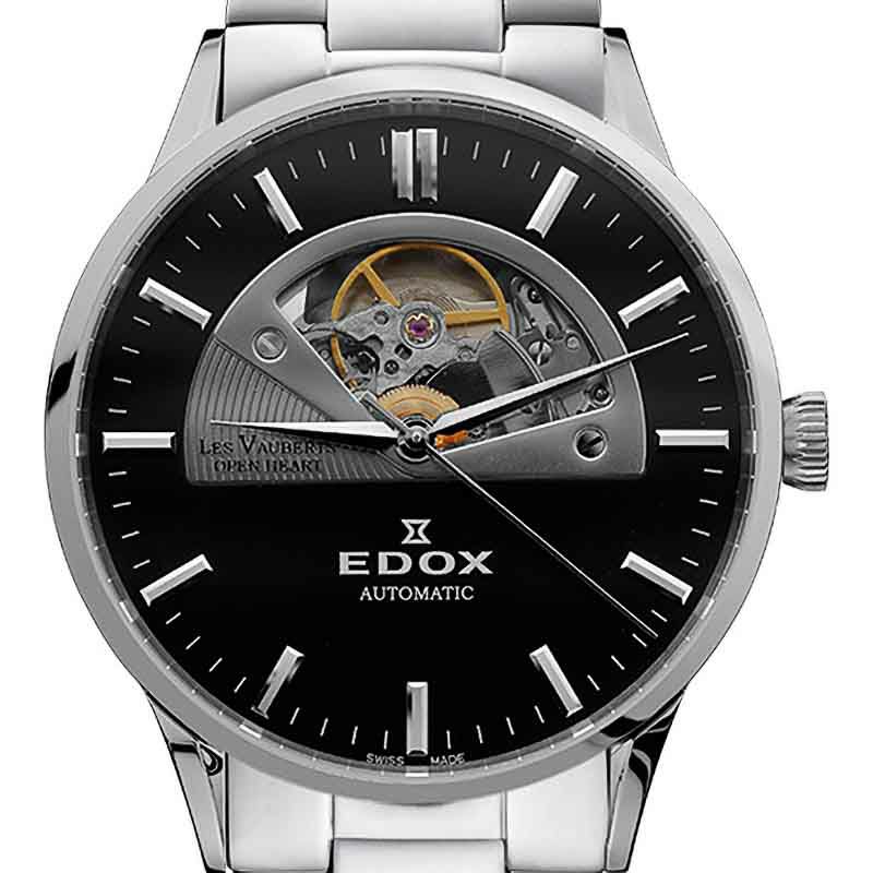 EDOX LES VAUBERTS OPEN HEART AUTOMATIC エドックス レ・ヴォベール