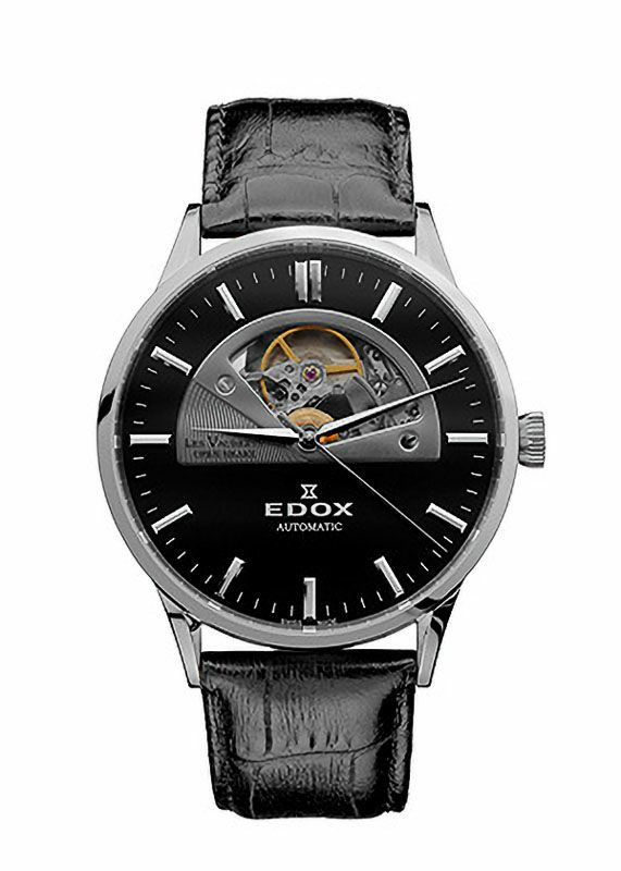 EDOX LES VAUBERTS OPEN HEART AUTOMATIC エドックス レ・ヴォベール  