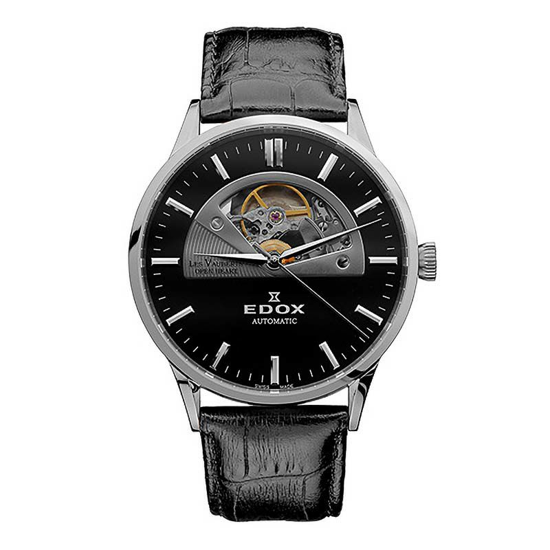 EDOX LES VAUBERTS OPEN HEART AUTOMATIC エドックス レ・ヴォベール 