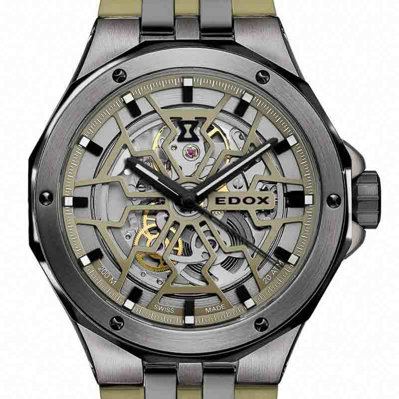 EDOX DELFIN MECANO AUTOMATIC , エドックス デルフィン メカノ オートマティック ,  85303-357GNCAV-VONB