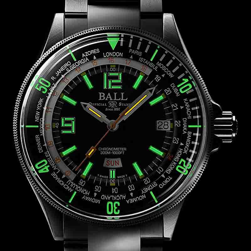 BALL WATCH DIVER WORLD TIME ボール ウォッチ ダイバー ワールドタイム  DG2232A-SCJ-BK｜正規取り扱いブランド｜時計・腕時計の通販サイトBEST ISHIDA（正規・中古販売店）