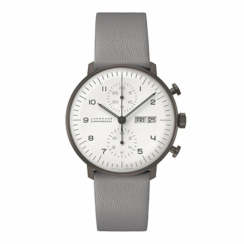 JUNGHANS Max Bill Chronoscope ユンハンス マックスビル クロノスコープ 027 4008  05｜正規取り扱いブランド｜時計・腕時計の通販サイトBEST ISHIDA（正規・中古販売店）