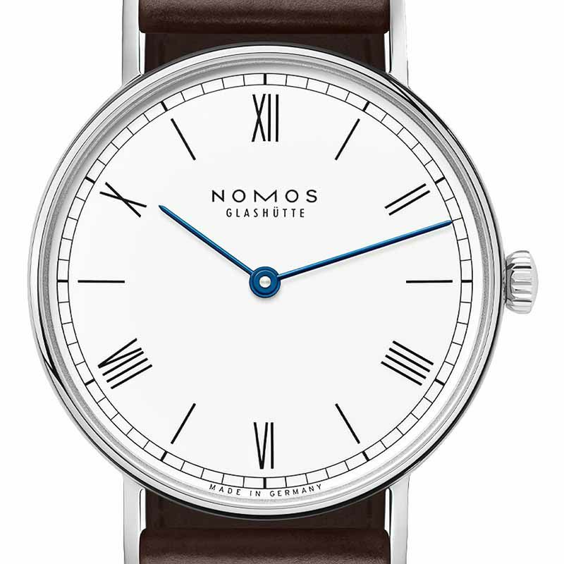 NOMOS GLASHUETTE Ludwig 33 Duo Enamel White ノモス グラスヒュッテ 