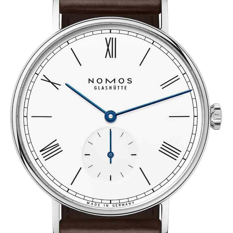 NOMOS GLASHUETTE Ludwig 38 Enamel White ノモス グラスヒュッテ 