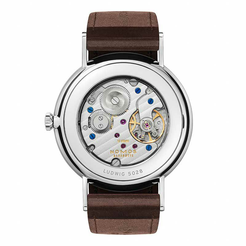 NOMOS GLASHUETTE Ludwig 38 Enamel White ノモス グラスヒュッテ 