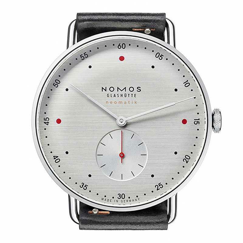 NOMOS GLASHUETTE Metro neomatik 39 silvercut ノモス グラスヒュッテ 