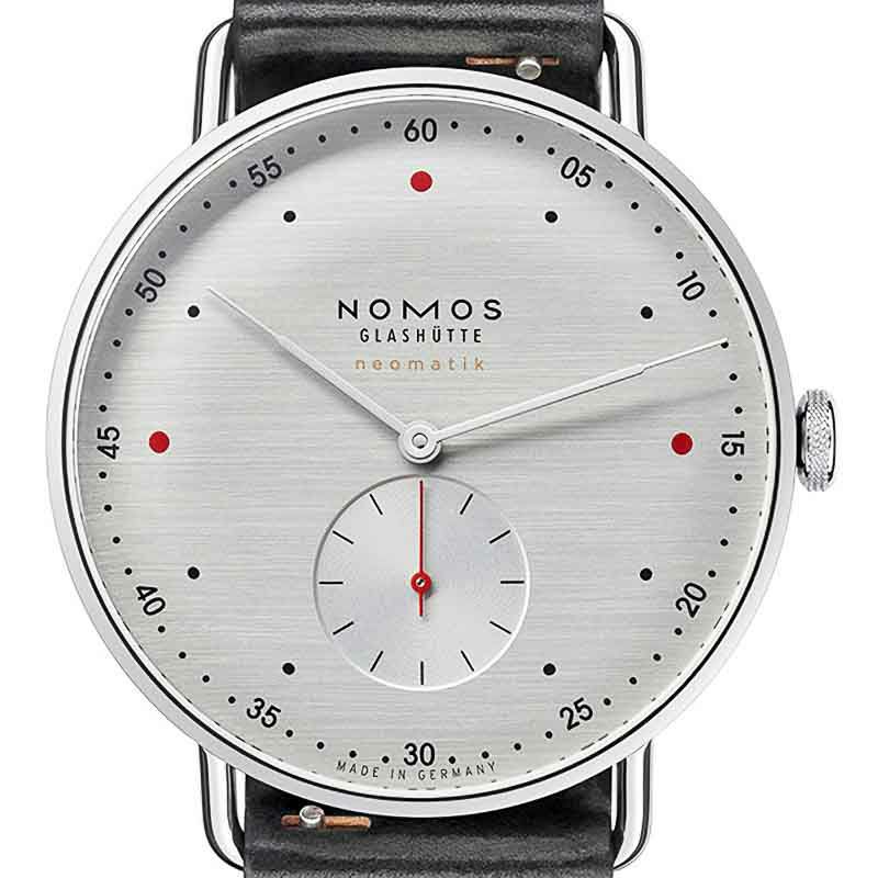 NOMOS GLASHUETTE Metro neomatik 39 silvercut ノモス グラスヒュッテ