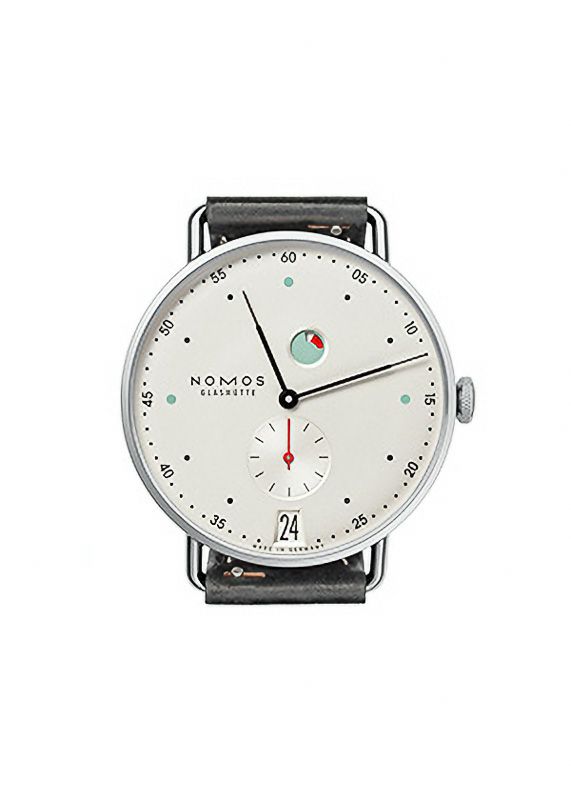 NOMOS GLASHUETTE Metro date power reserve ノモス グラスヒュッテ  