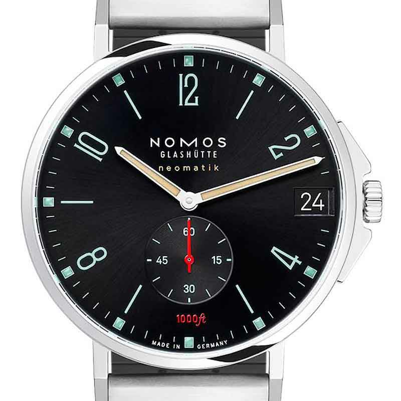 NOMOS GLASHUETTE Tangente Sport Neomatik 42 Date Marine Black 