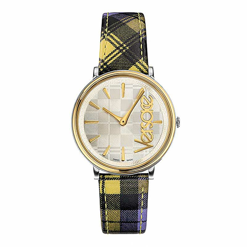 VERSACE V CIRCLE TARTAN ヴェルサーチェ ヴィ サークル タータン