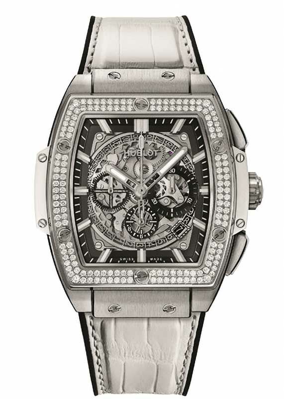 HUBLOT SPIRIT OF BIG BANG TITANIUM WHITE DIAMONDS ウブロ  
