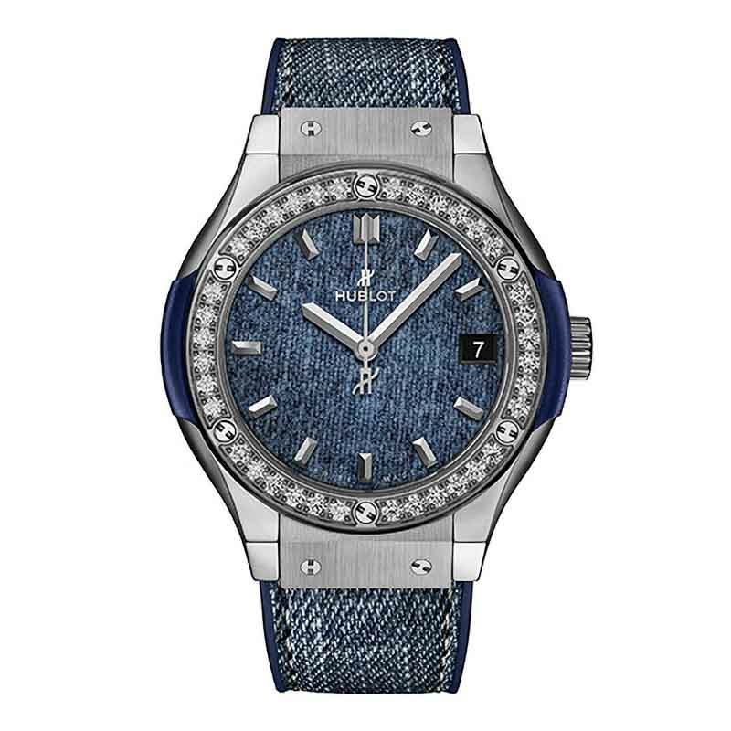 HUBLOT CLASSIC FUSION JEANS DIAMONDS ウブロ クラシック 