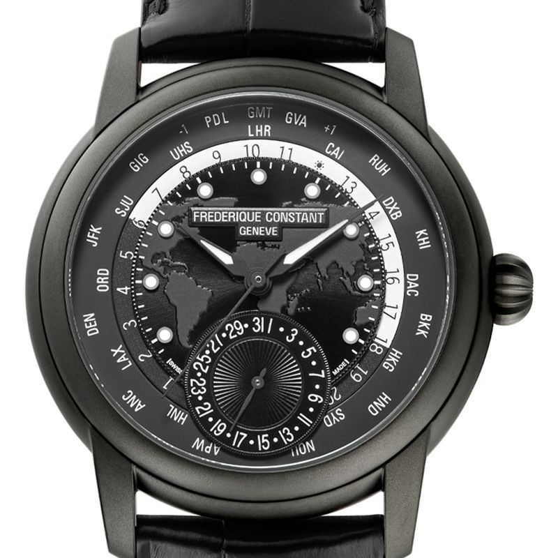 FREDERIQUE CONSTANT CLASSIC WORLDTIMER MANUFACTURE GLOBE-TROTTER 