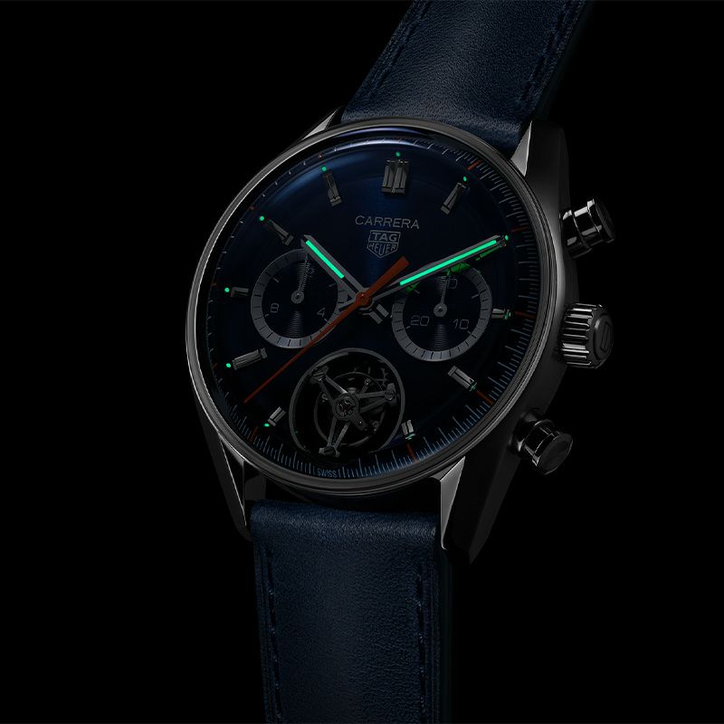 TAG HEUER TAG HEUER CARRERA CHRONOGRAPHTOURBILLON タグ・ホイヤー タグ・ホイヤー カレラ クロノグラフ トゥールビヨン CBS5010.FC6543