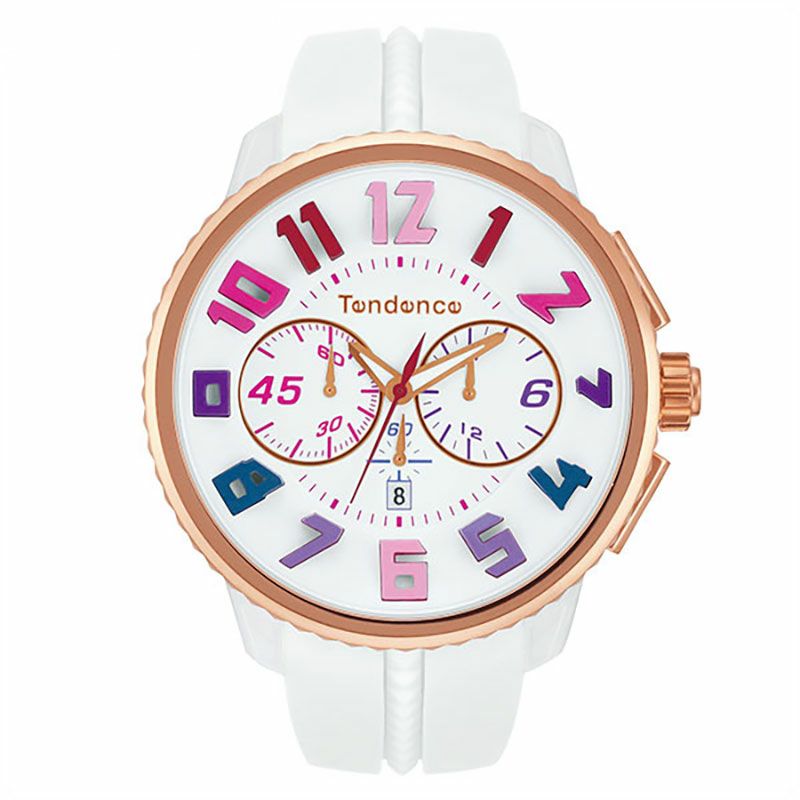 カラーホワイトTENDENCE(テンデンス)  TY460614  腕時計　※新品未使用品