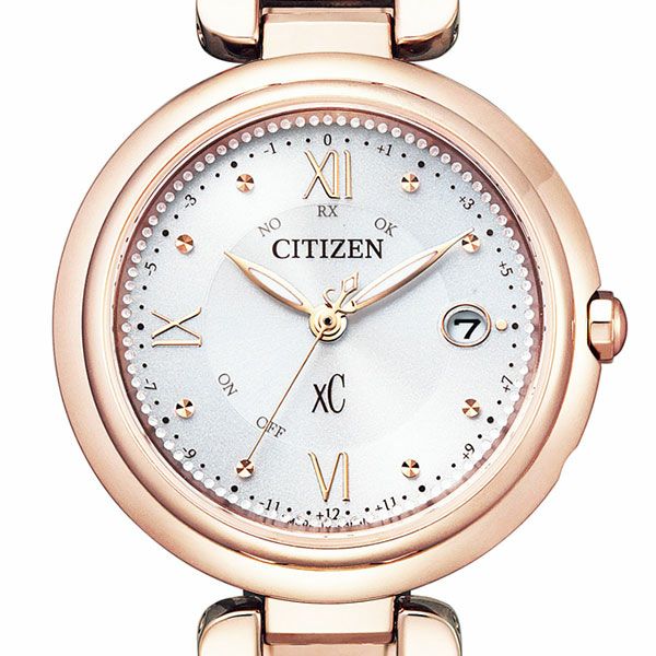 xC Titania Happy Flight Eco Drive Model Sakura pink クロスシー ティタニア ライン ハッピーフライト エコ・ドライブ電波時計 サクラピンク ES9464-52A