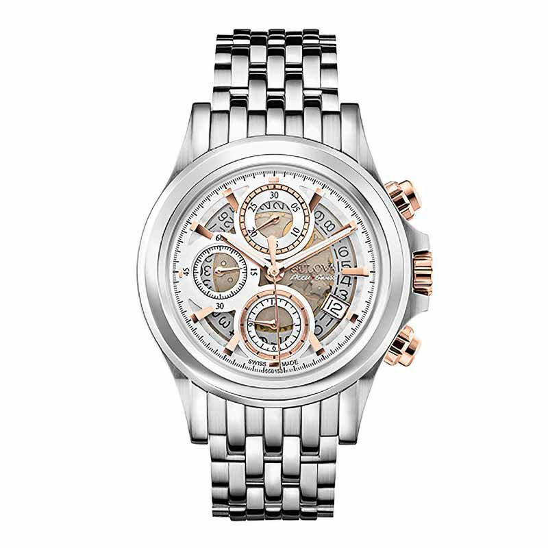 BULOVA ACCUSWISS KIRKWOOD SKELETON CHRONO ブローバ アキュスイス 