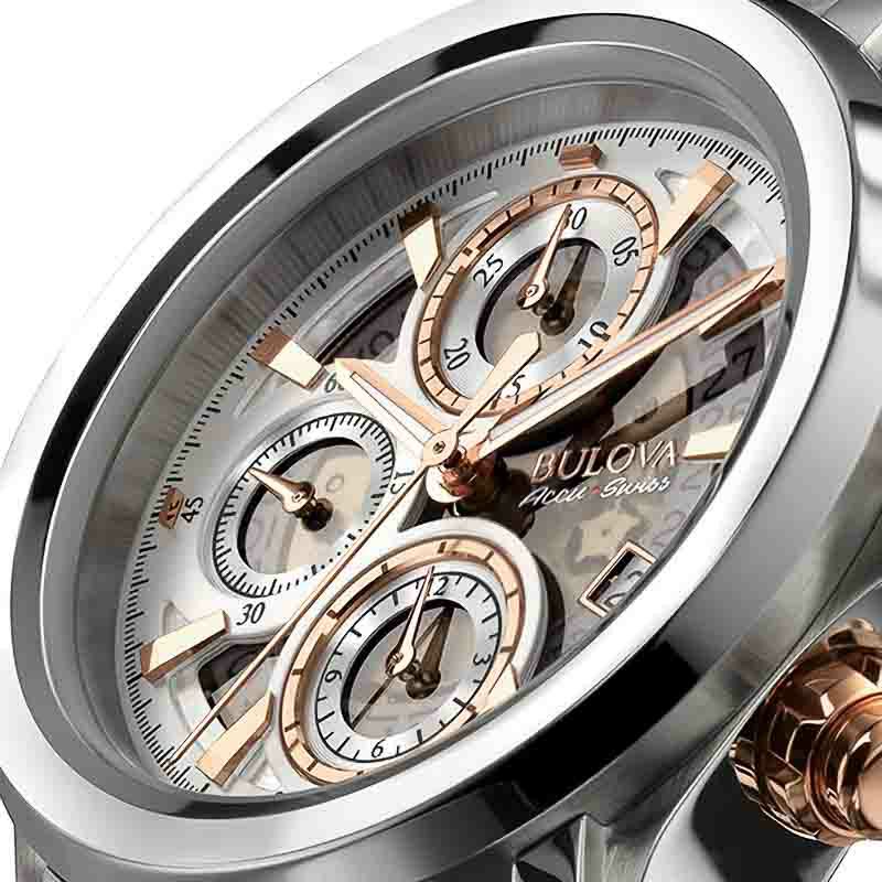 BULOVA ACCUSWISS KIRKWOOD SKELETON CHRONO ブローバ アキュスイス 