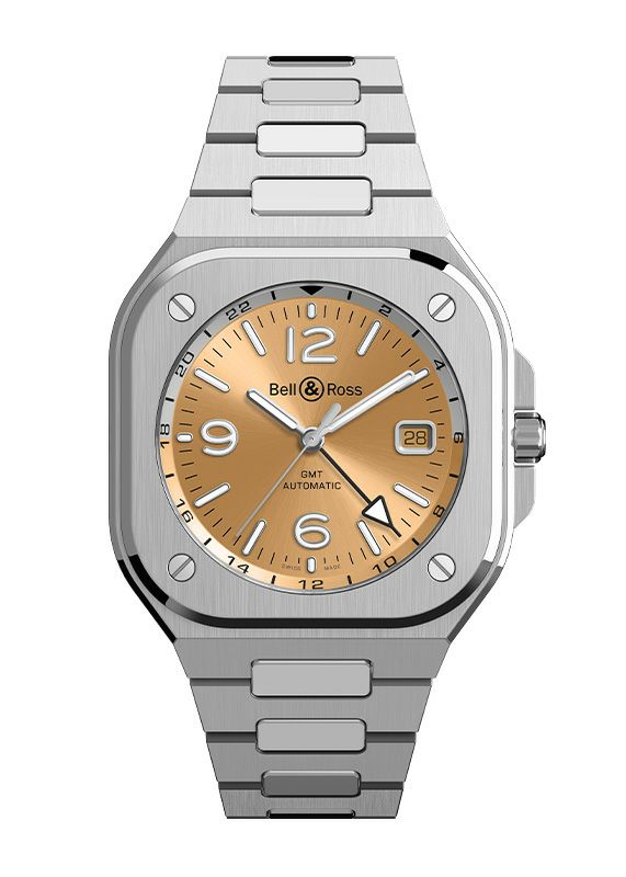 Bell ＆ Ross BR 05 GMT AMBER JAPAN LIMITED EDITION ベル＆ロス BR 05 GMT アンバー 日本限定 BR05G-CH-ST/SST