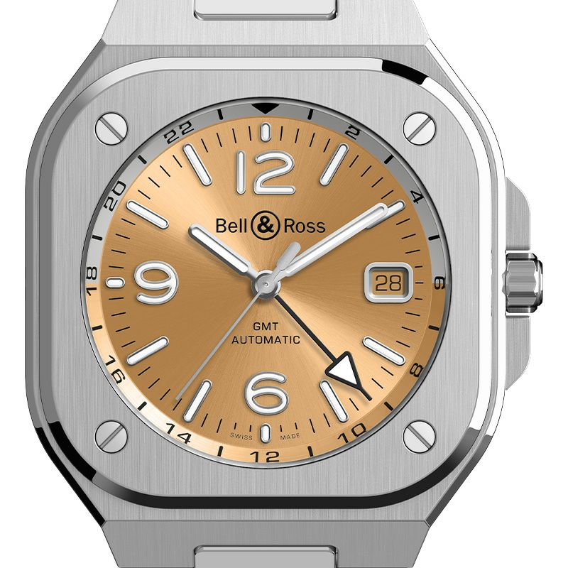 Bell ＆ Ross BR 05 GMT AMBER JAPAN LIMITED EDITION ベル＆ロス BR 05 GMT アンバー 日本限定 BR05G-CH-ST/SST