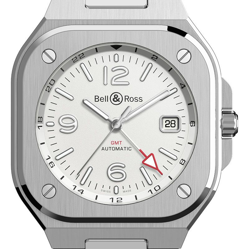 希少 黒入荷！ 05 BR Ross ＆ Bell GMT BR05G-SI-ST/SRB GMT 05 BR ベル＆ロス 時計