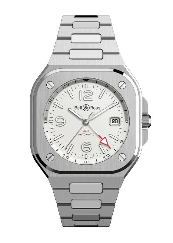 【正規】【自動巻き】【メンズ】【腕時計】Bell u0026 Ross BR 05 GMT ベルu0026ロス BR 05 GMT BR05G-SI-ST/SST 時計・腕時計の通販サイト - BEST Ishida