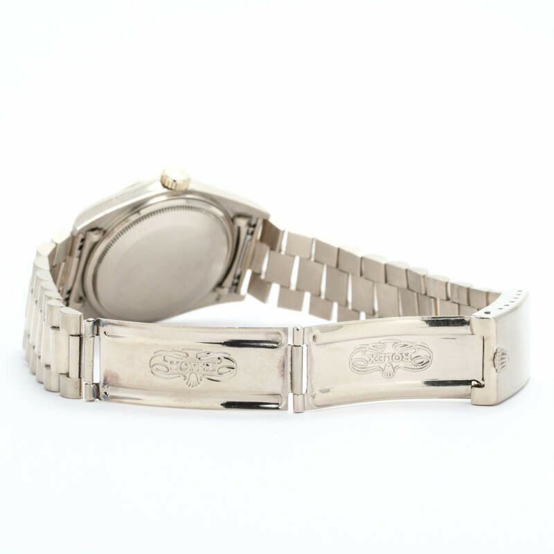 【仮】ロレックス【ROLEX】オイスターパーペチュアルデイデイト1803A/9メンズシルバーK18ホワイトゴールド腕時計時計OYSTERPERPETUALDAYDATESILVERK18WG【中古】