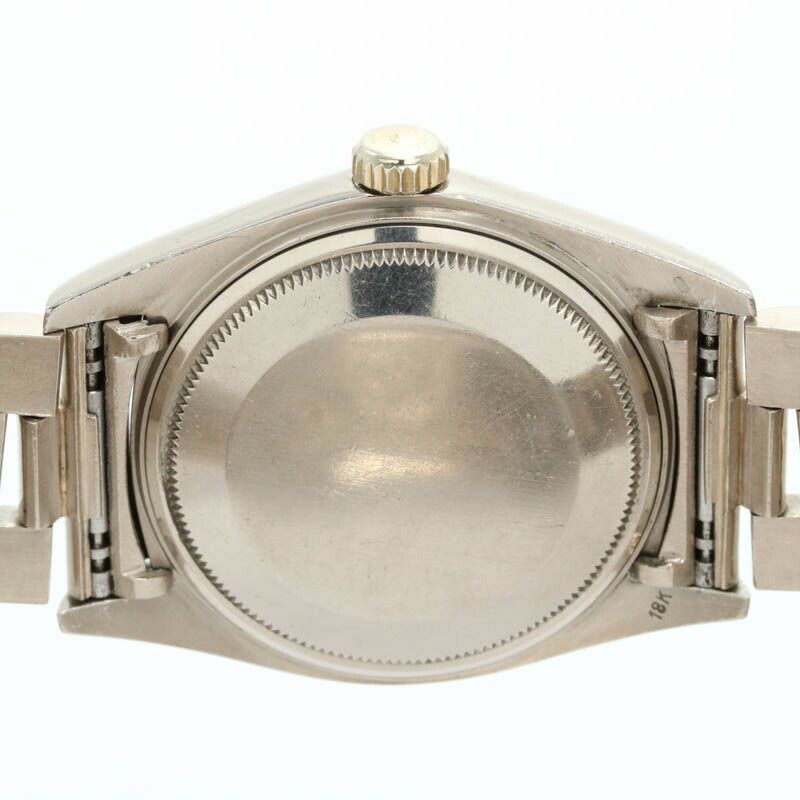 【仮】ロレックス【ROLEX】オイスターパーペチュアルデイデイト1803A/9メンズシルバーK18ホワイトゴールド腕時計時計OYSTERPERPETUALDAYDATESILVERK18WG【中古】