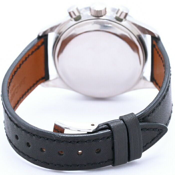 【仮】ユニバーサルジュネーブ【UNIVERSALGENEVE】トリコンパックス881101/02メンズブラックステンレススティール腕時計時計TRI-COMPAXBLACKSS【中古】