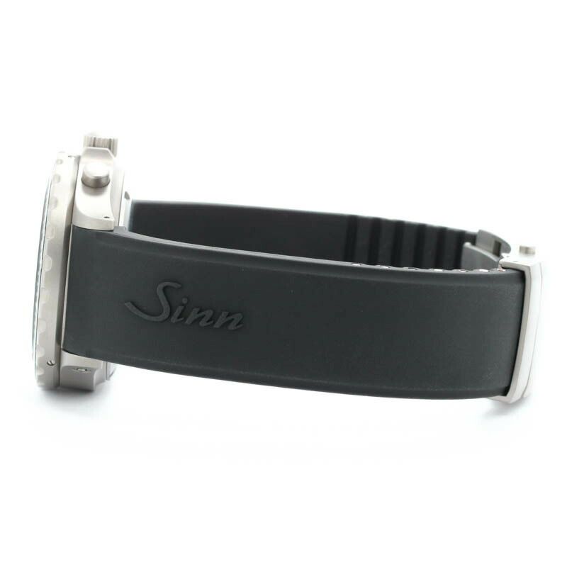 【仮】ジン【SINN】757.UTCメンズブラックステンレススティール腕時計時計BLACKSS【中古】