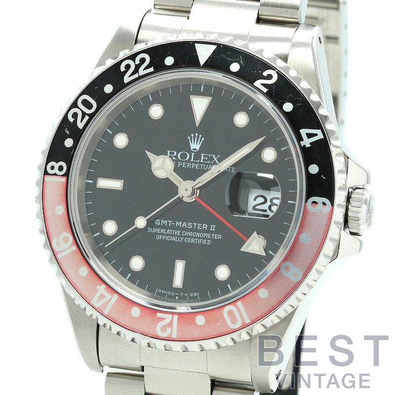 【仮】ロレックス【ROLEX】GMTマスター216710メンズブラックステンレススティール腕時計時計GMT-MASTERIIBLACKSS【中古】