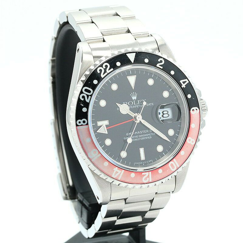 【仮】ロレックス【ROLEX】GMTマスター216710メンズブラックステンレススティール腕時計時計GMT-MASTERIIBLACKSS【中古】