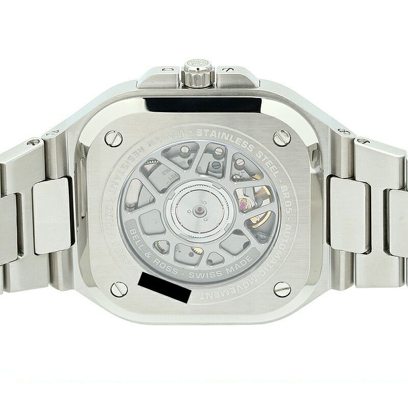 【仮】ベル&ロス【BELL&ROSS】ブルースチールBR05-BLU-ST/SSTメンズブルーステンレススティール腕時計時計BR05BLUESTEELBLUESS【中古】