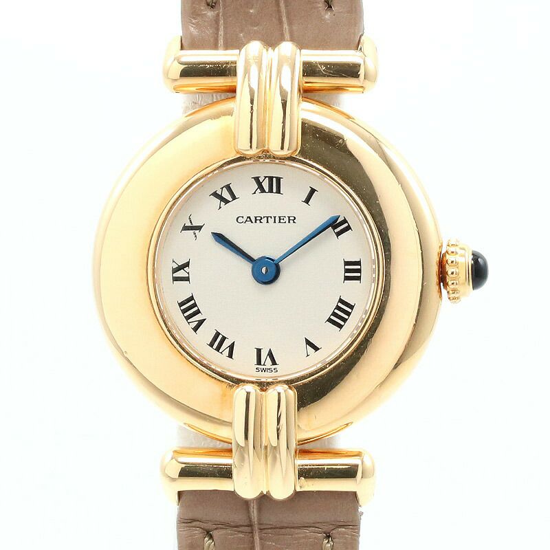 【仮】カルティエ【CARTIER】コリゼウォッチSMW1506156レディースアイボリーK18イエローゴールド腕時計時計COLISEEWATCHSMALLMODELIVORYK18YG【中古】